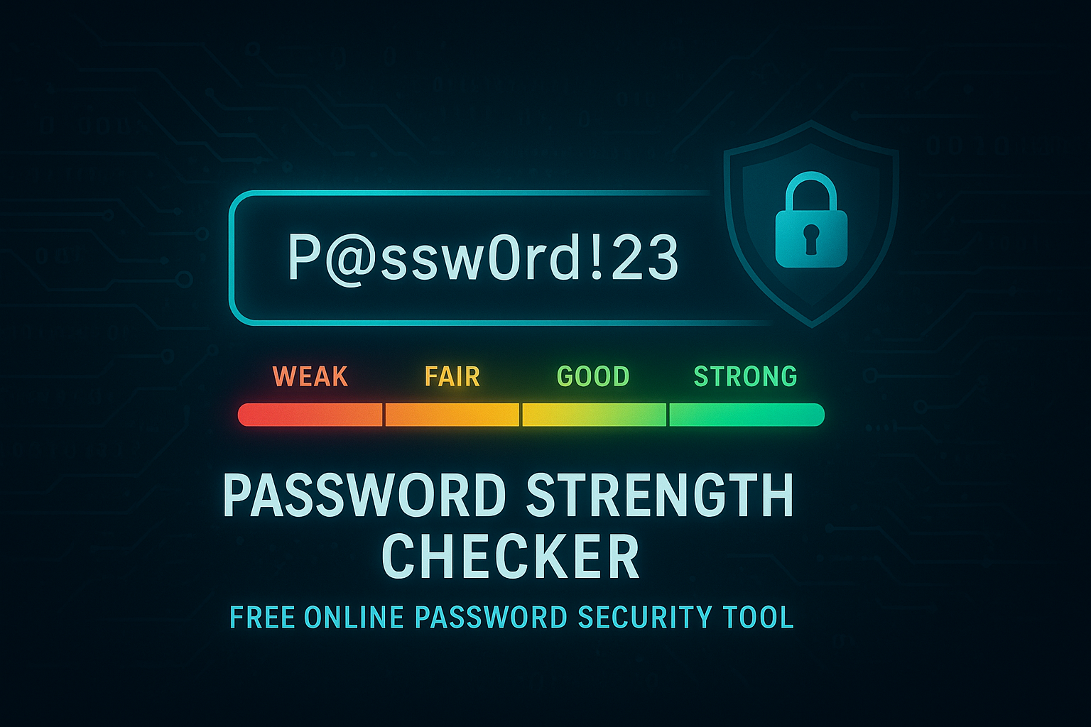 Password Strength Checker - Free Online Password Security Tool