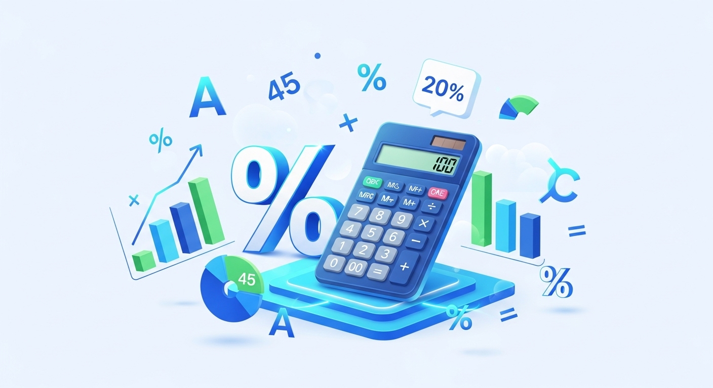 Percentage Calculator - Calculate Percentages Online Free